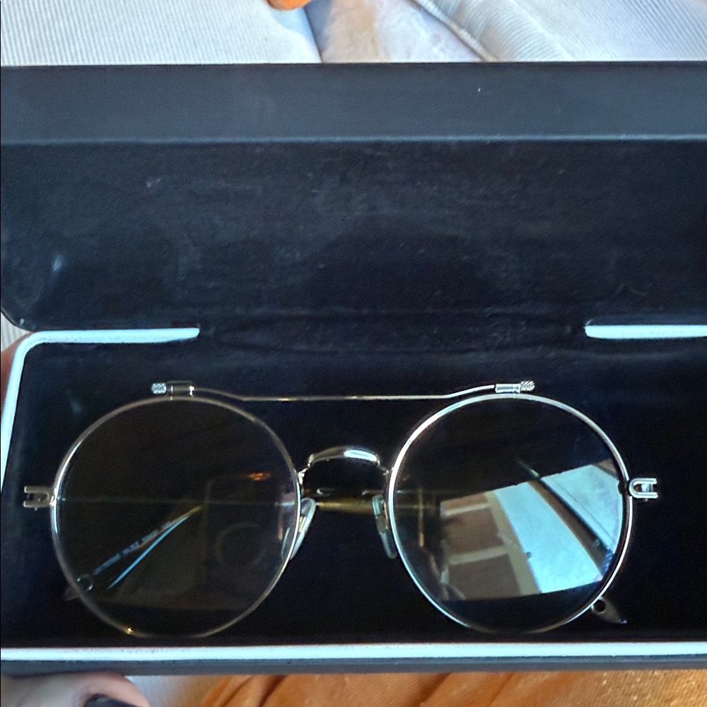 Givenchy Gold Frame Round Sunglasses - Picture 10 of 13